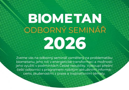 Odborný seminář BIOMETAN 2026